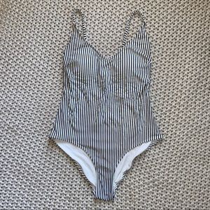 LIKE NEW H&M Striped One Piece Swimsuit
